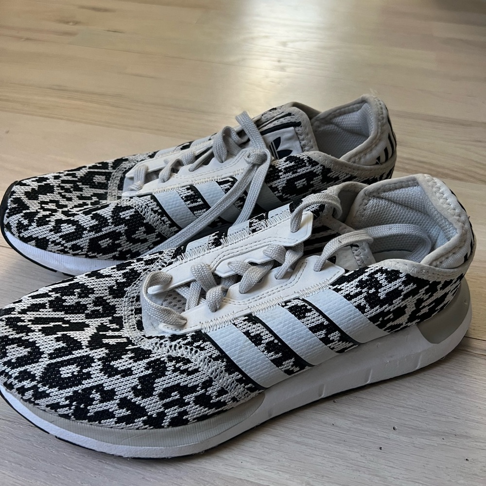 Animal print adidas sneakers